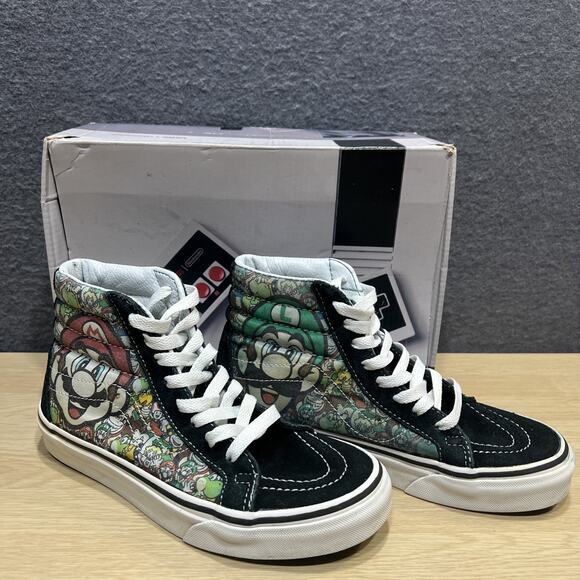 Vans Sk8-Hi X Nintendo Reissue Mario & Luigi Sneaker Men Size 4 Womens Size 5.5 main image 11